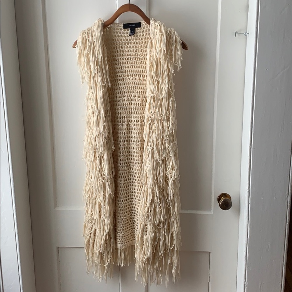 Boho Shag Cardigan